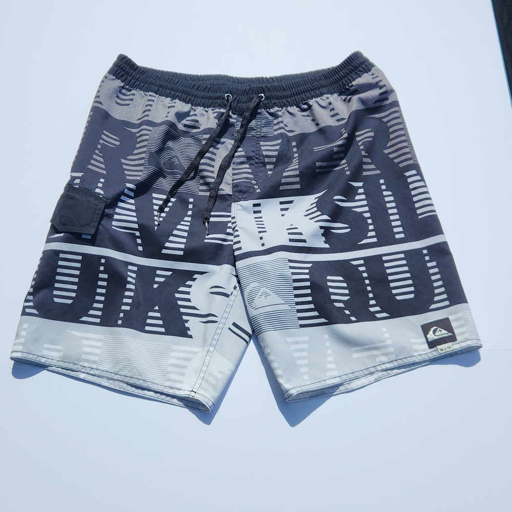 Quiksilver Board Shorts Men's Size M - Grey and‎ Black